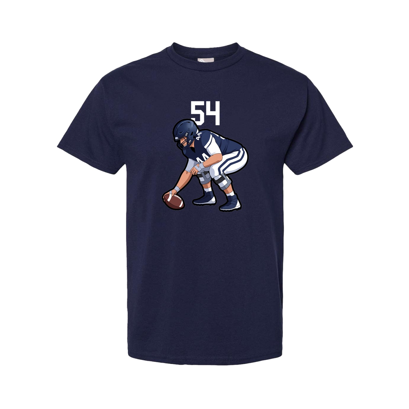 Tee — Number Top in Navy