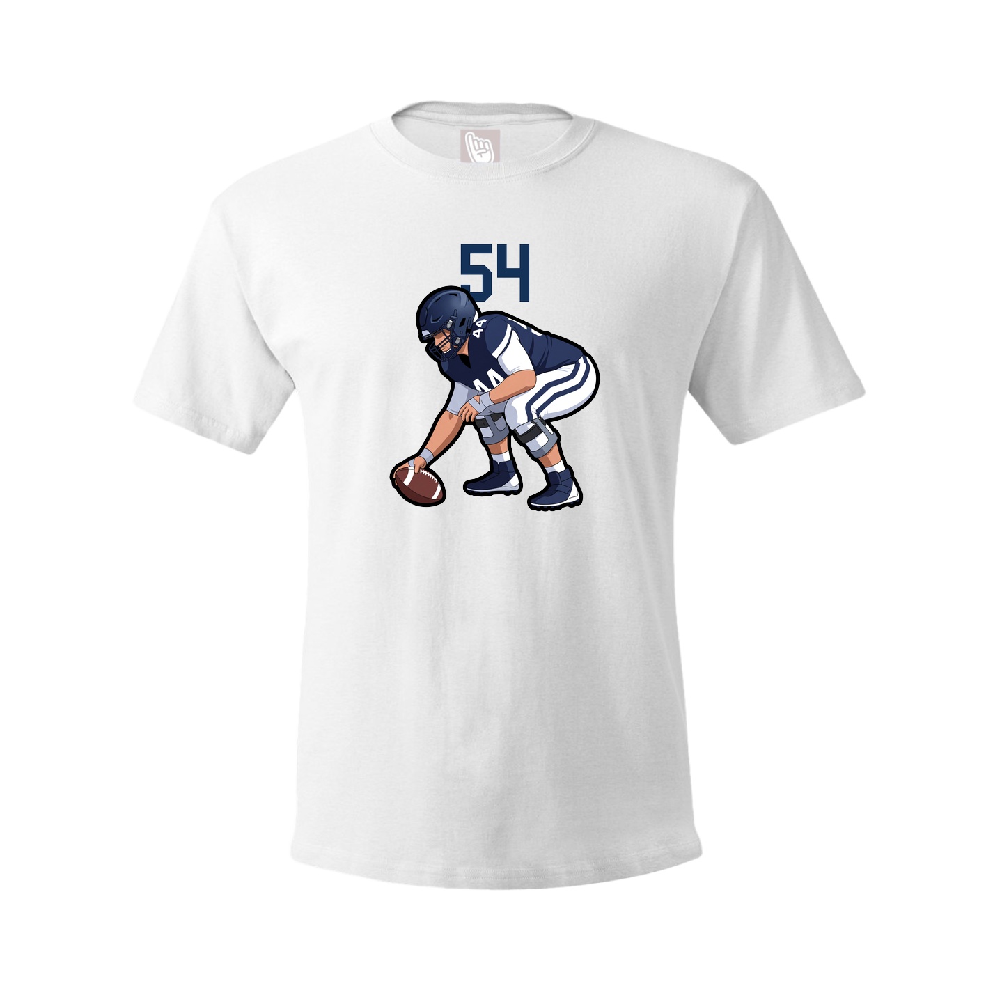 Tee — Number Top in White