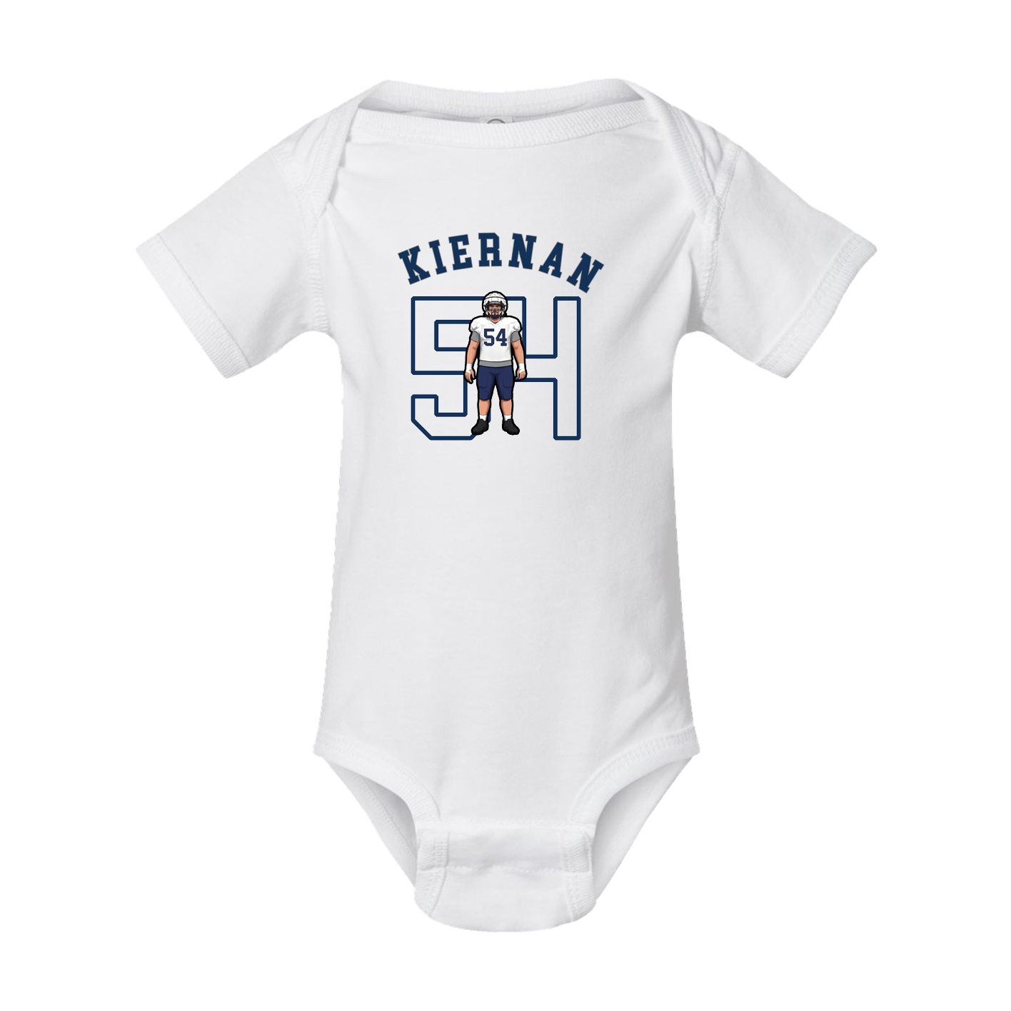 Baby Onesie — Shirsey Arch in White