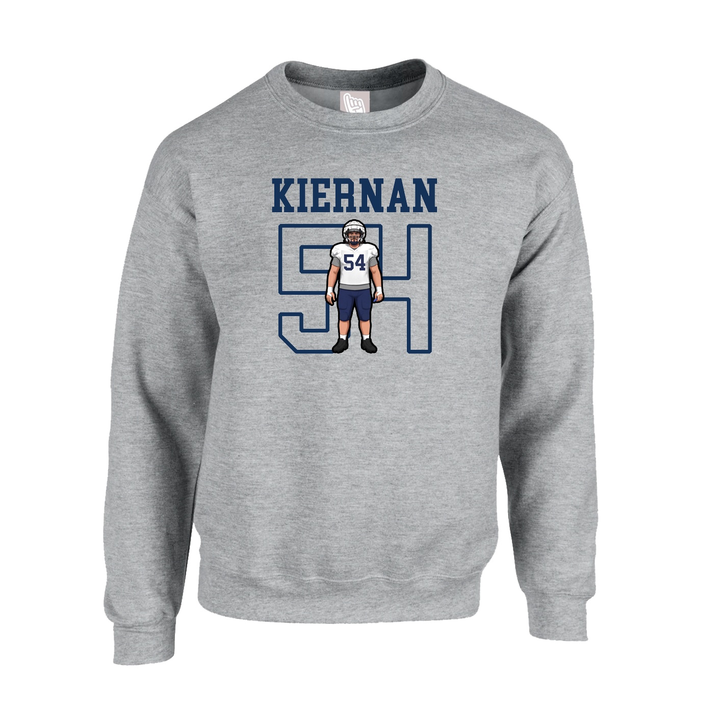 Fleece Crew — Shirsey in Grey