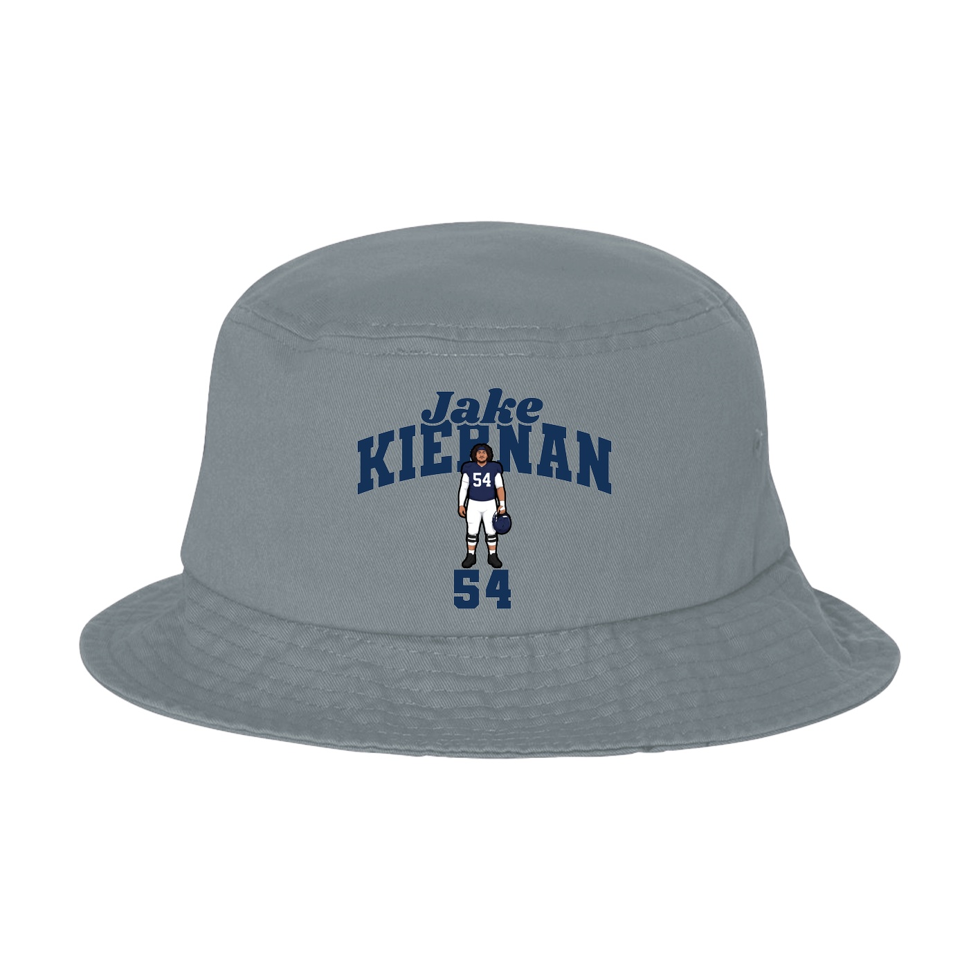 Bucket Cap — Signature Arch in Grey