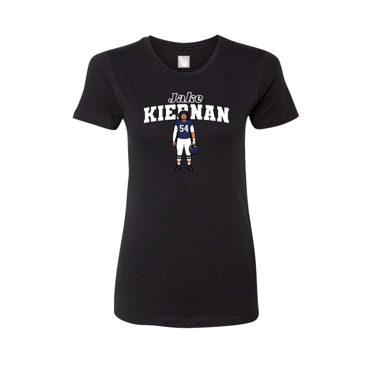 Womens Tee — Name Arch in Black