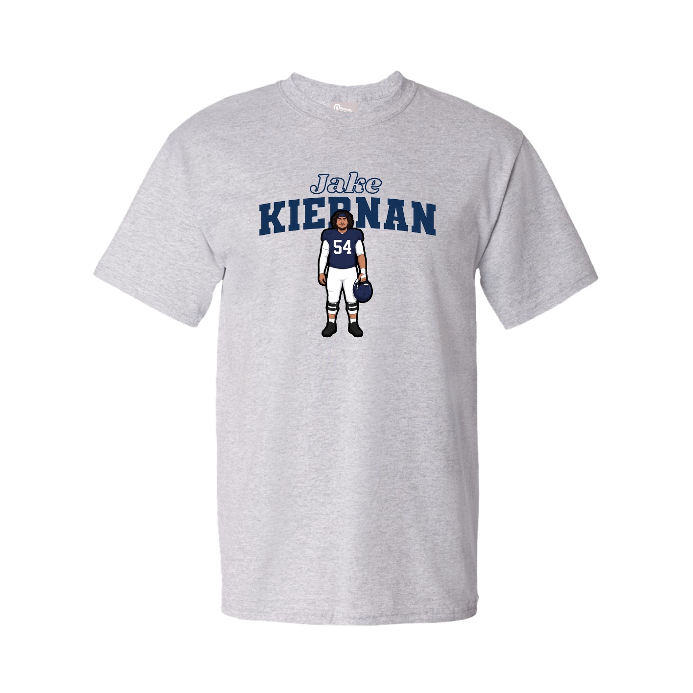 Youth Tee — Name Arch in Grey