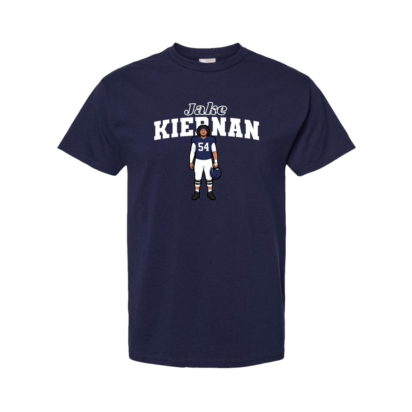 Youth Tee — Name Arch in Navy