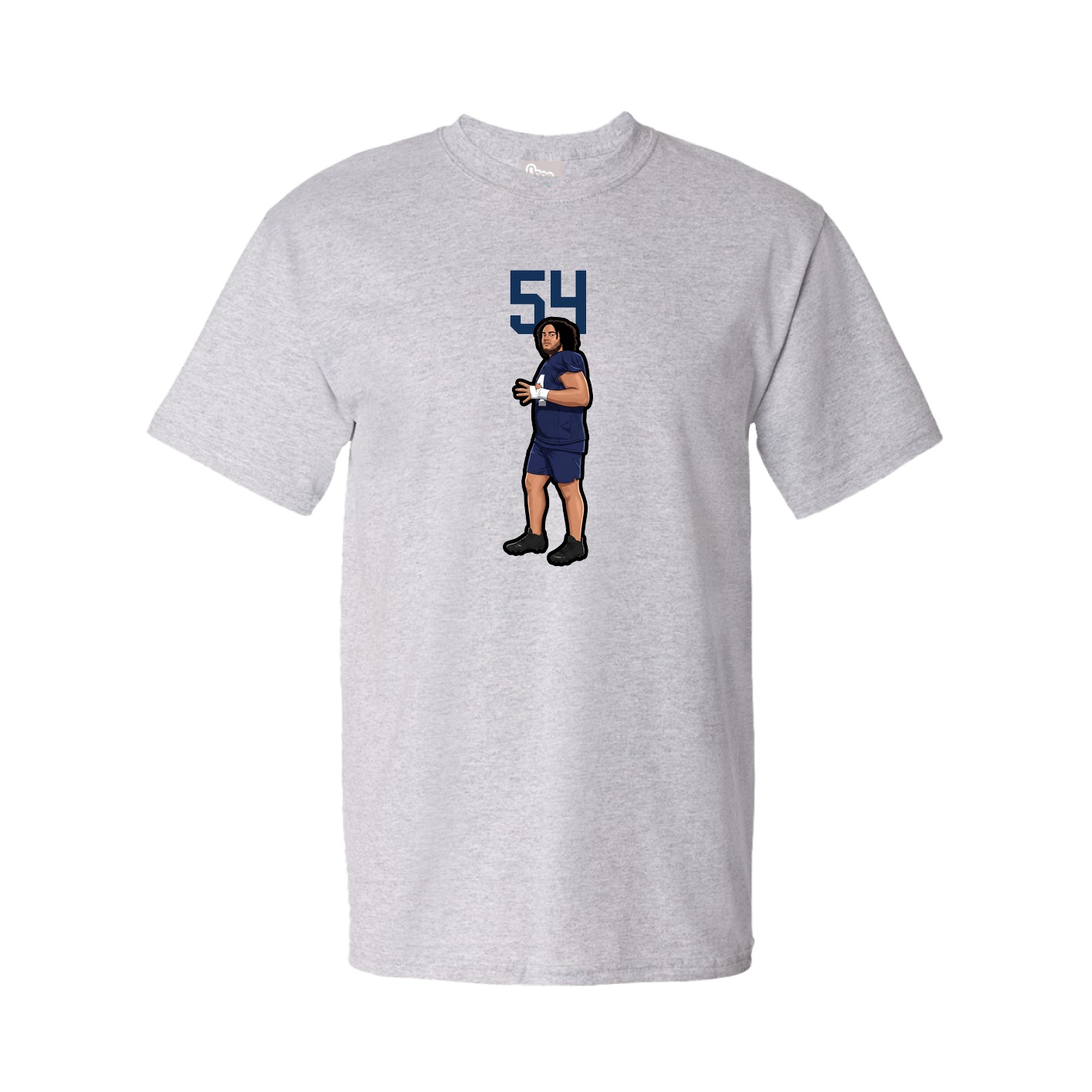 Tee — Number Top in Grey