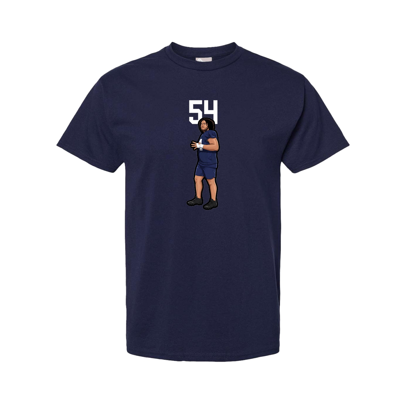 Youth Tee — Number Top in Navy