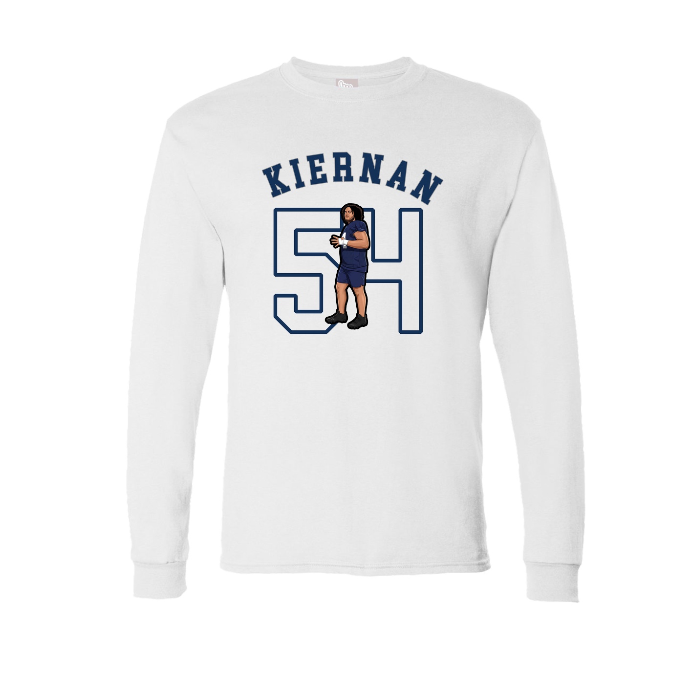 Long Sleeve Tee — Shirsey Arch in White