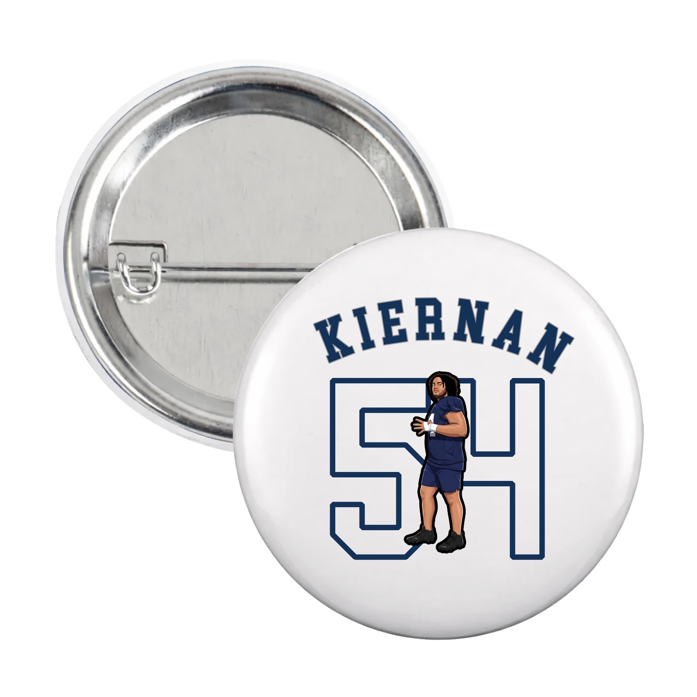Game Day Button — Shirsey Arch in White