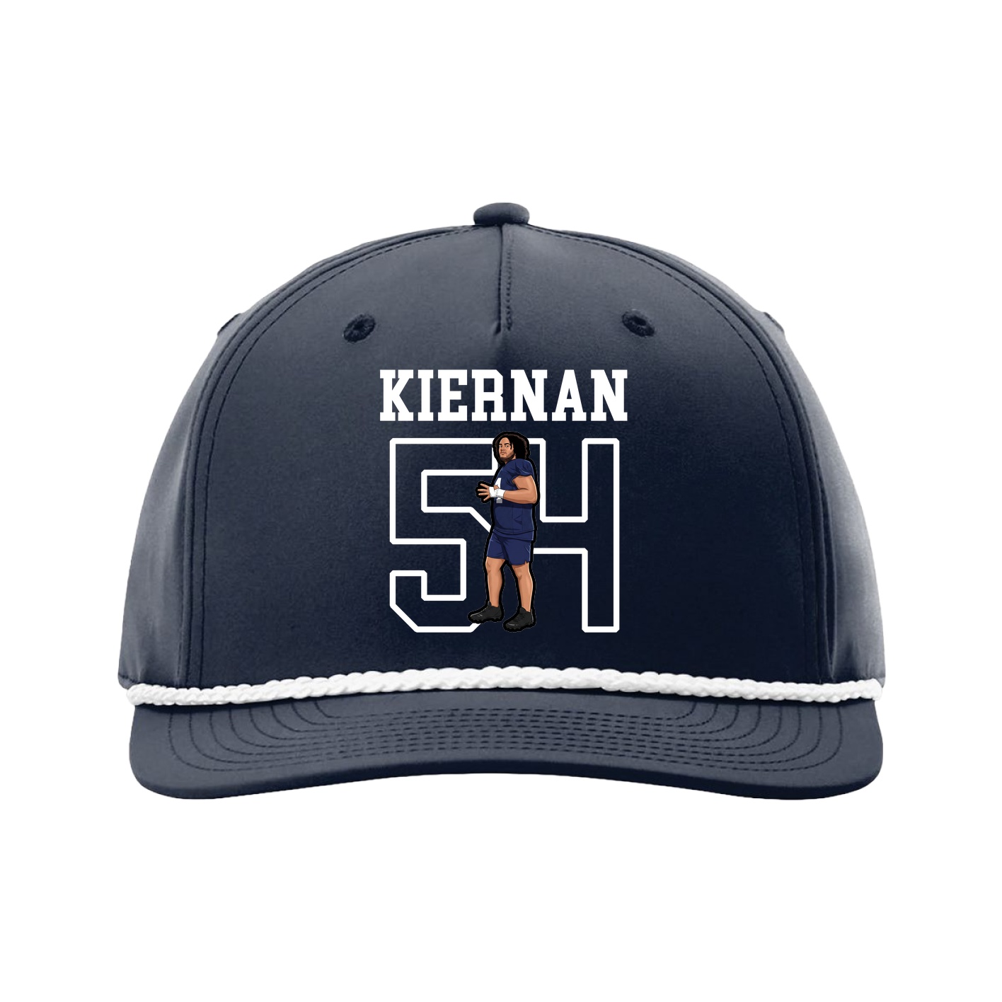 Five-Panel Classic Rope Cap — Shirsey in Navy