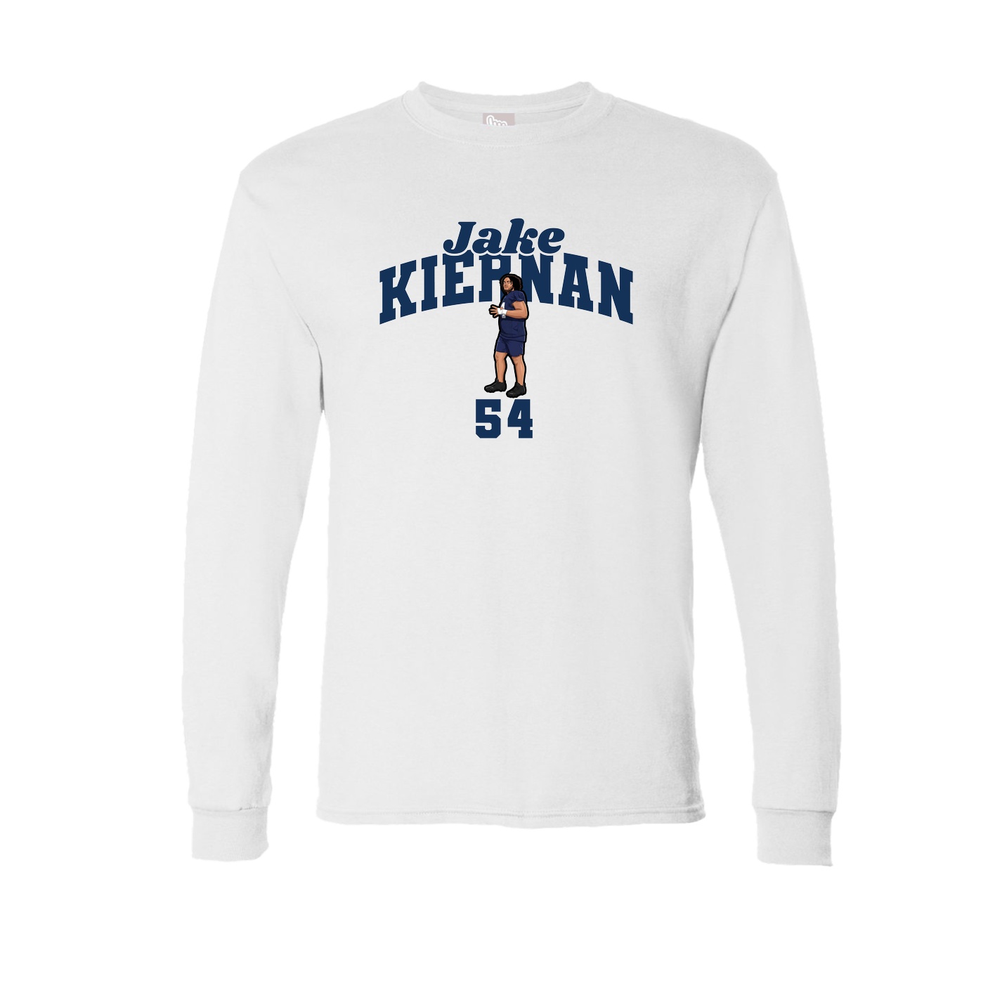 Long Sleeve Tee — Signature Arch in White