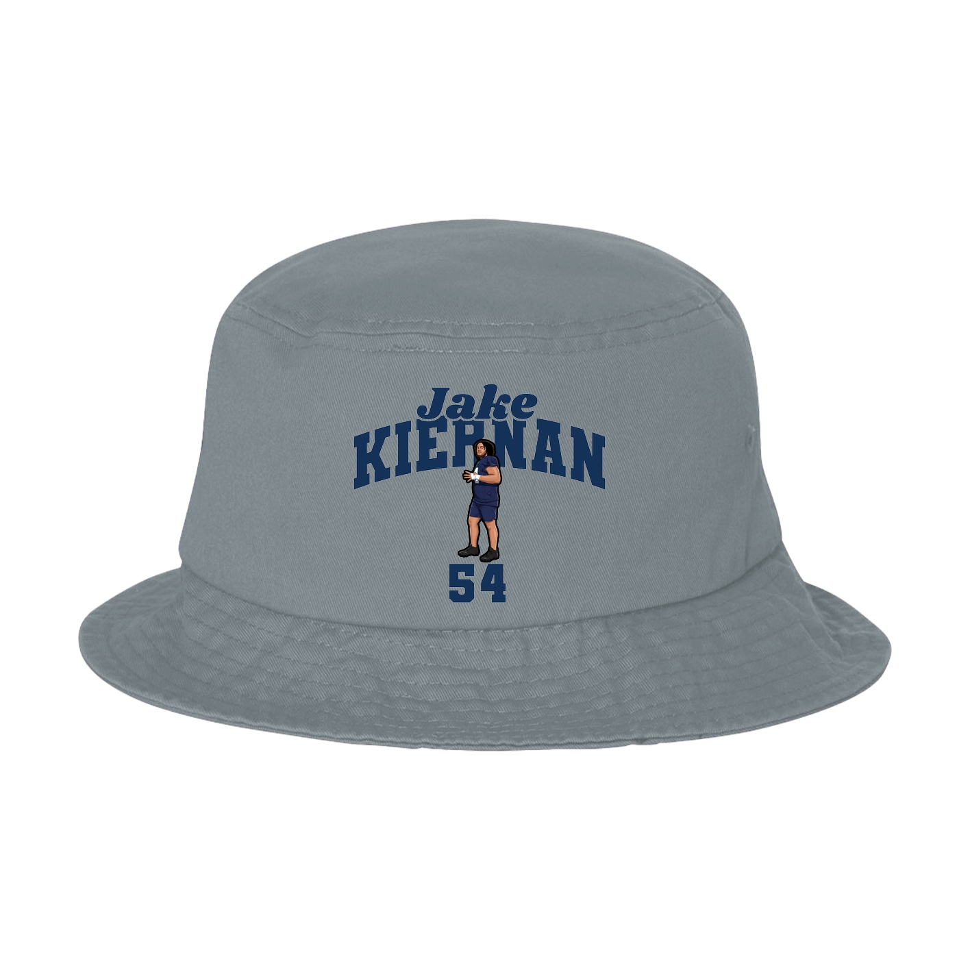 Bucket Cap — Signature Arch in Grey