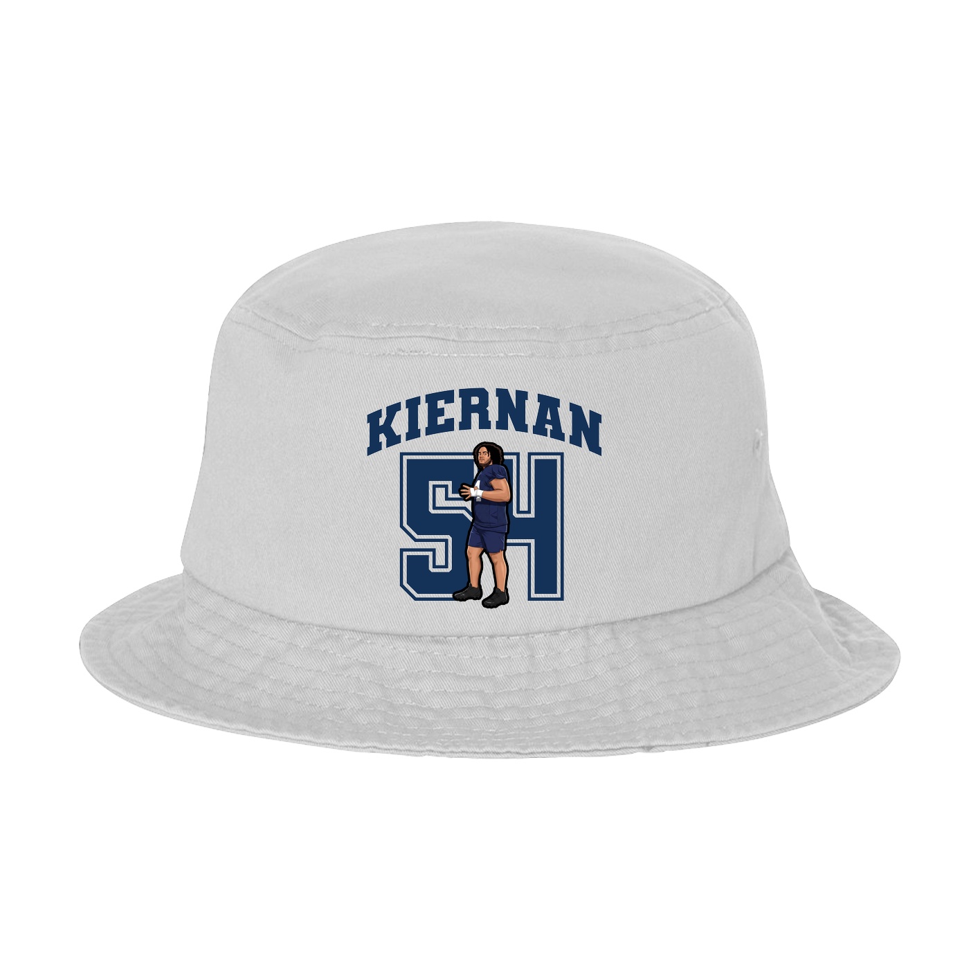 Bucket Cap — Number in White