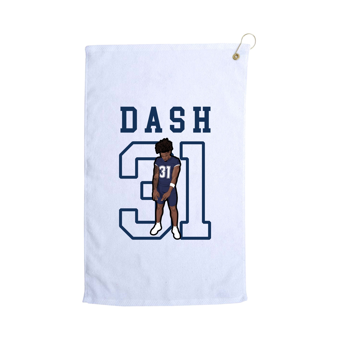 Golf Towel — Shirsey in White