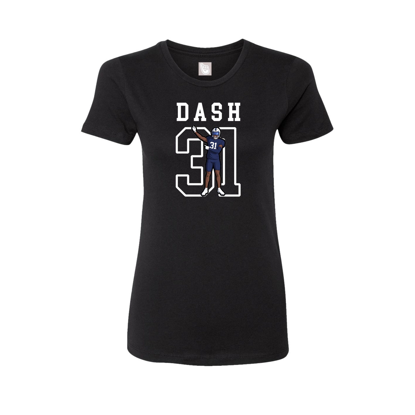 Fitted Women's Tee — Shirsey in Black