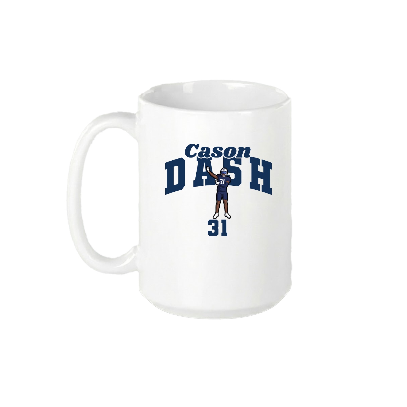 15oz Coffee Mug — Signature Arch in White