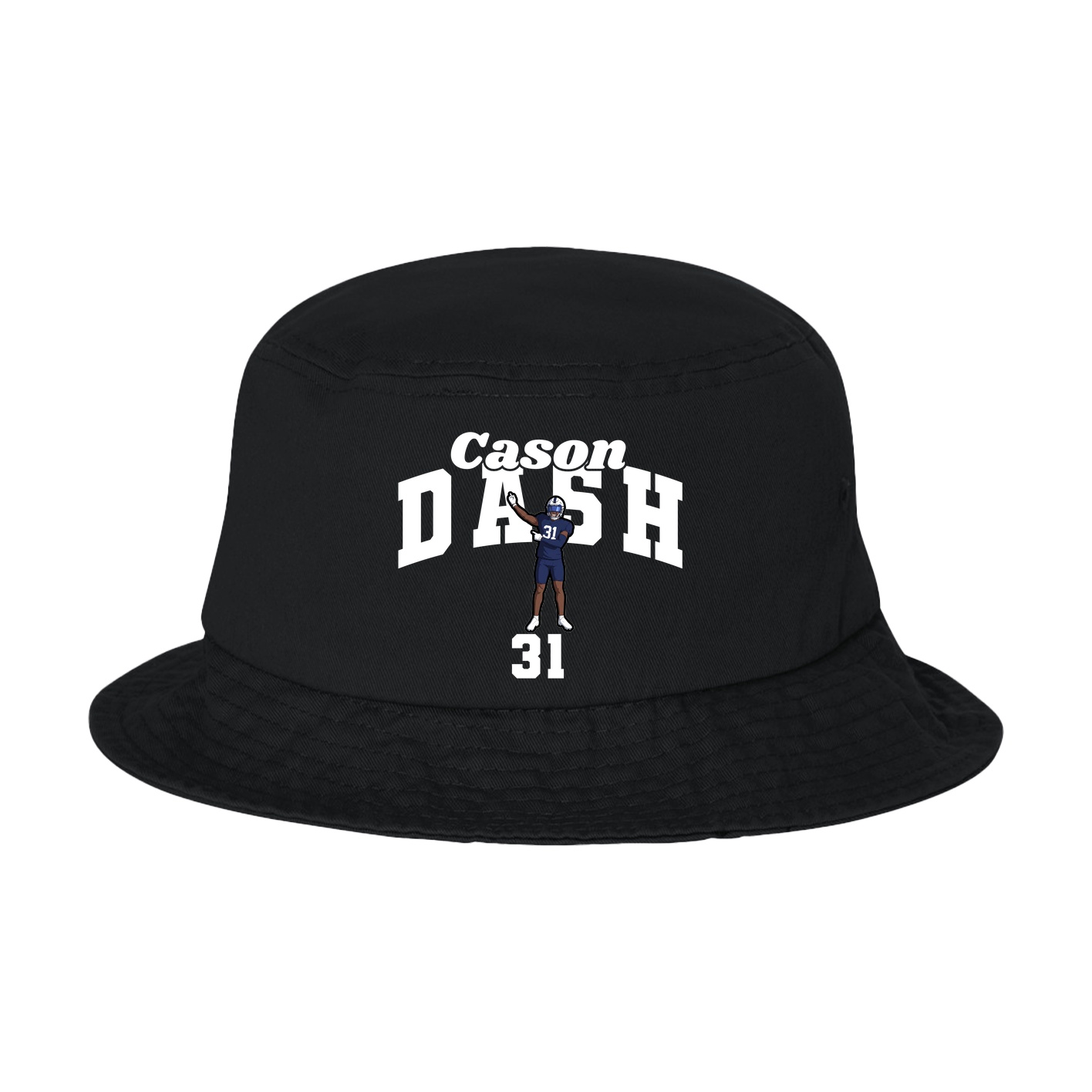 Bucket Cap — Signature Arch in Black