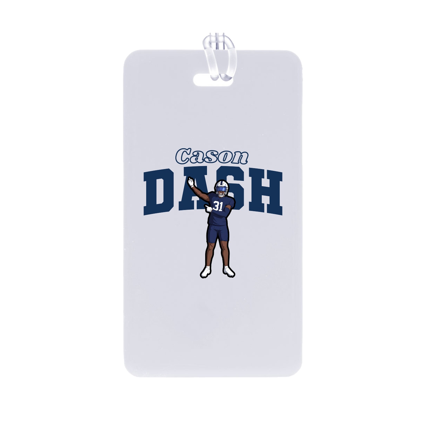 Bag Tag — Name Arch in Classic