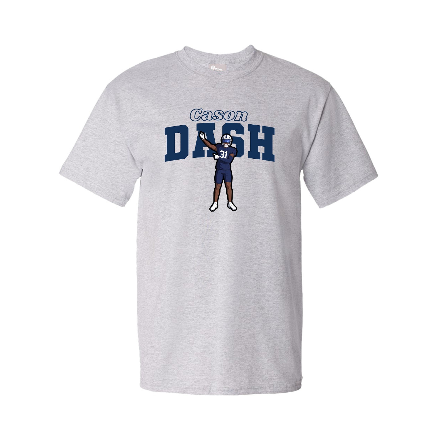 Tee — Name Arch in Grey