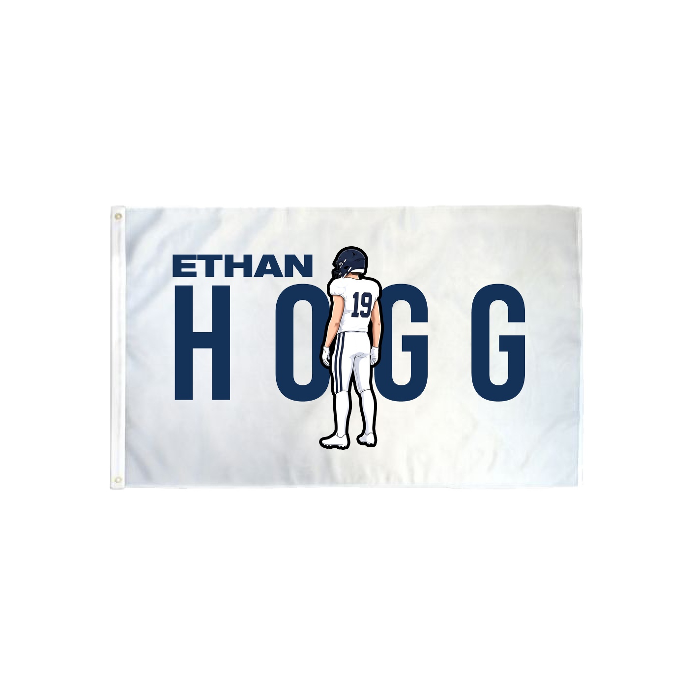 3x5 Flag — Player Name in Classic