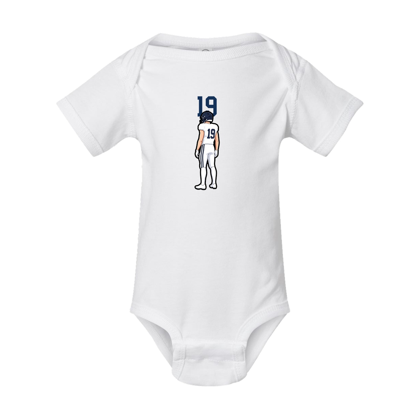 Baby Onesie — Number Top in White