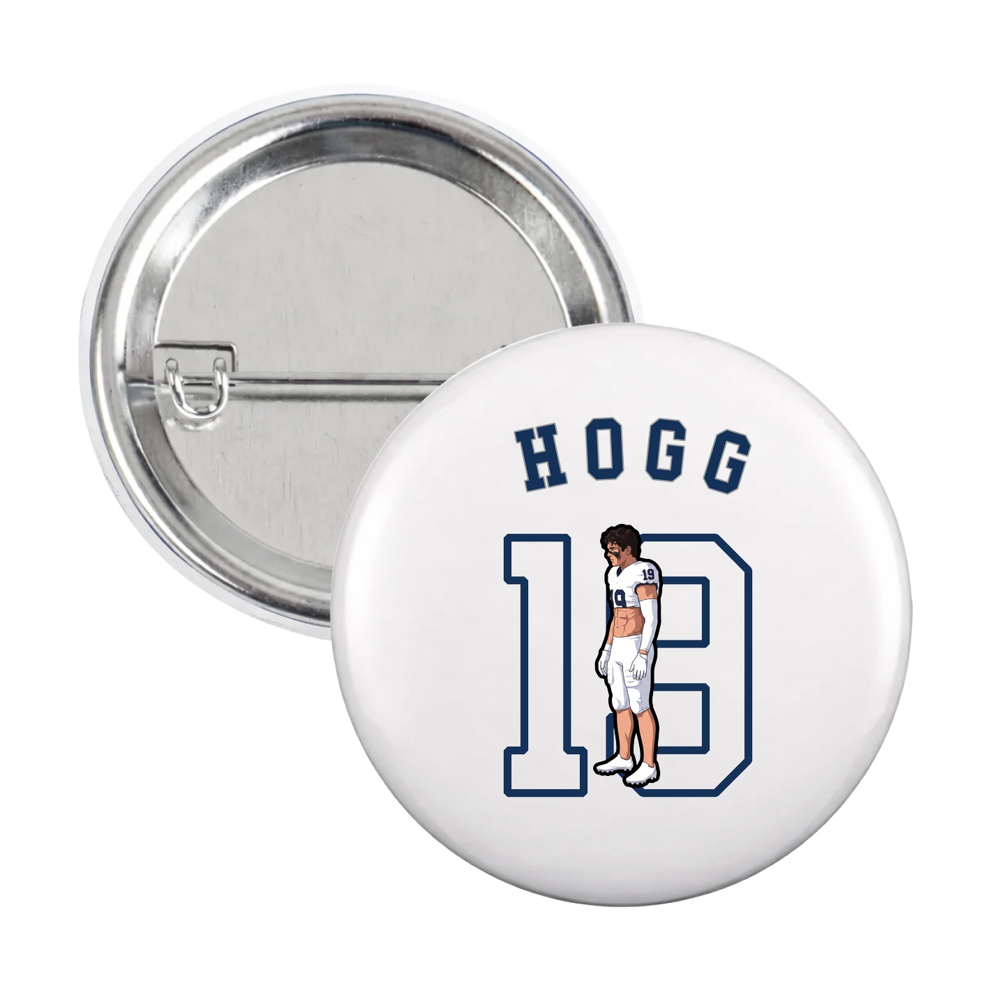 Game Day Button — Shirsey Arch in White