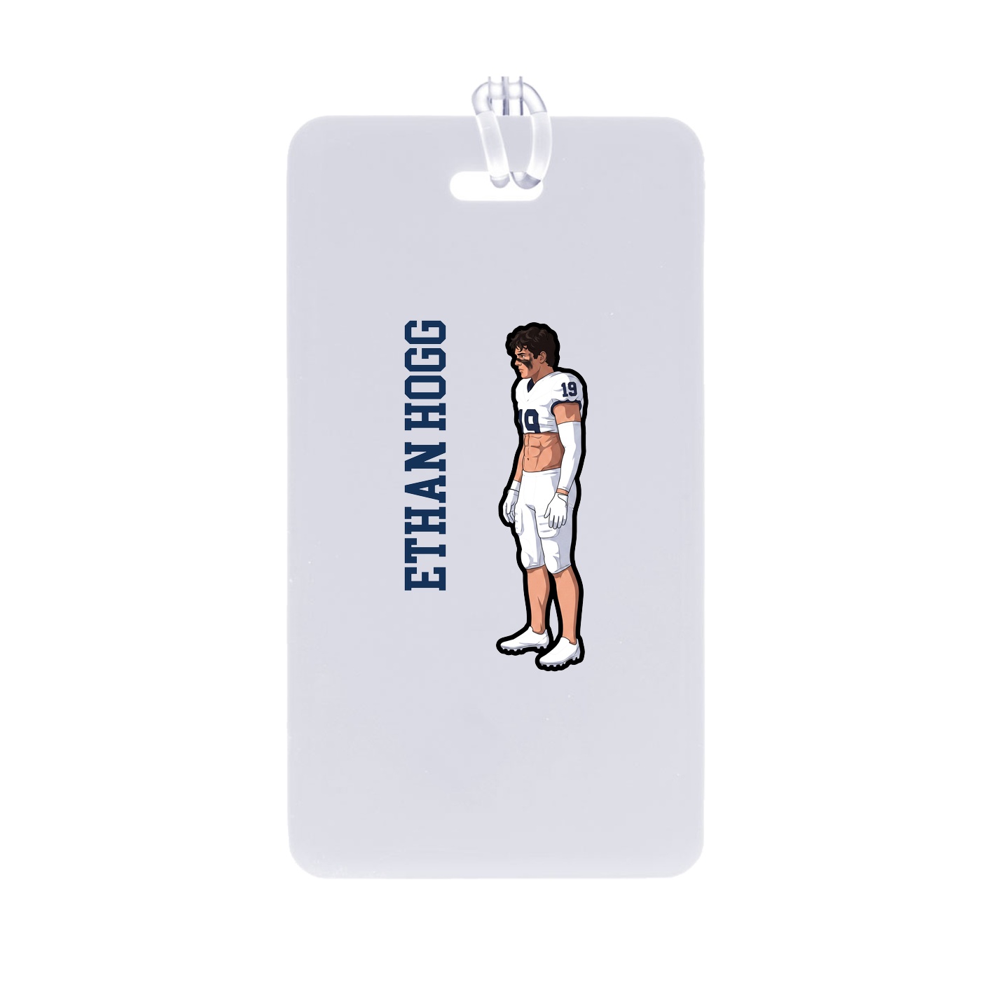Bag Tag — Name Vertical in Classic