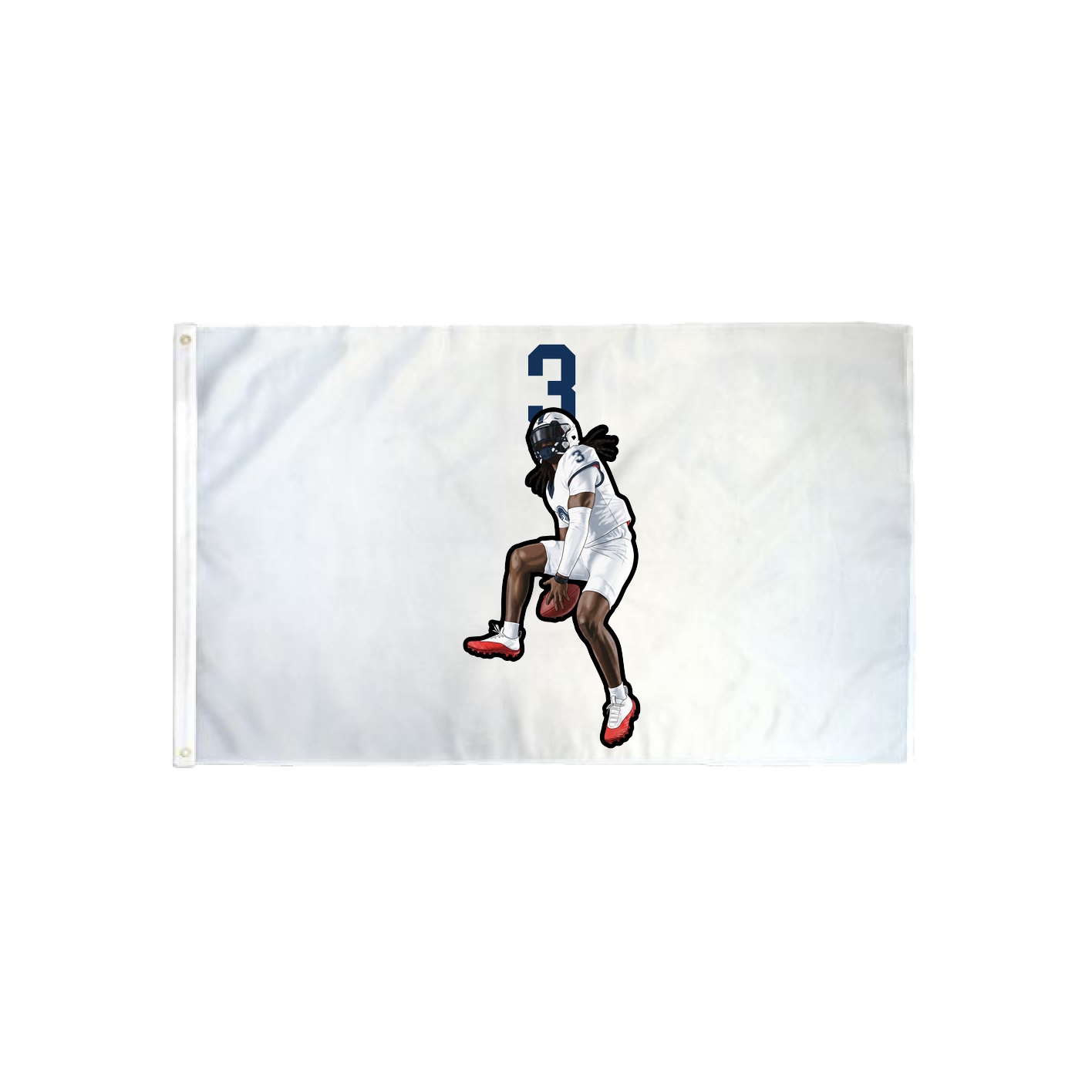 3x5 Flag — Number Top in Classic