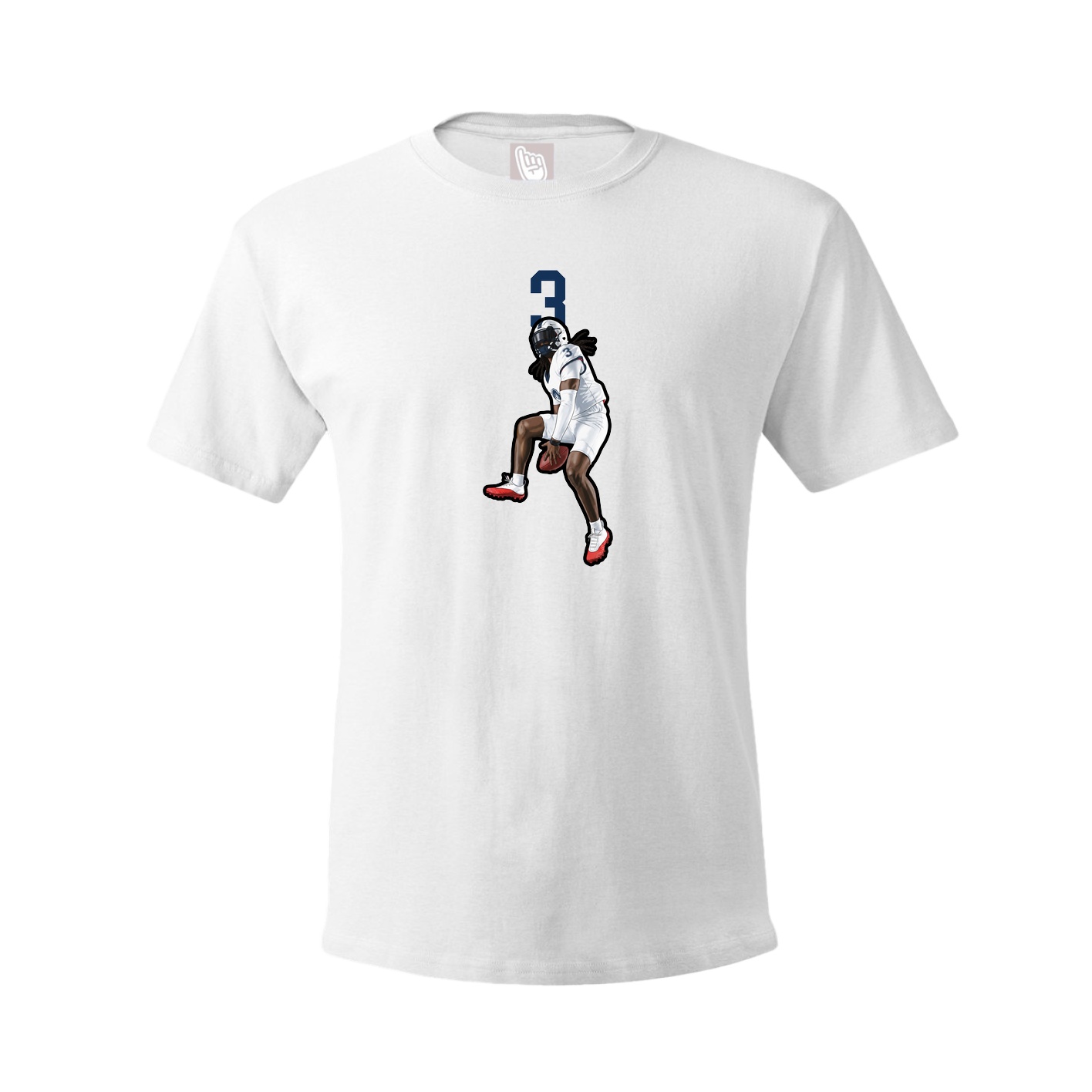 Tee — Number Top in White