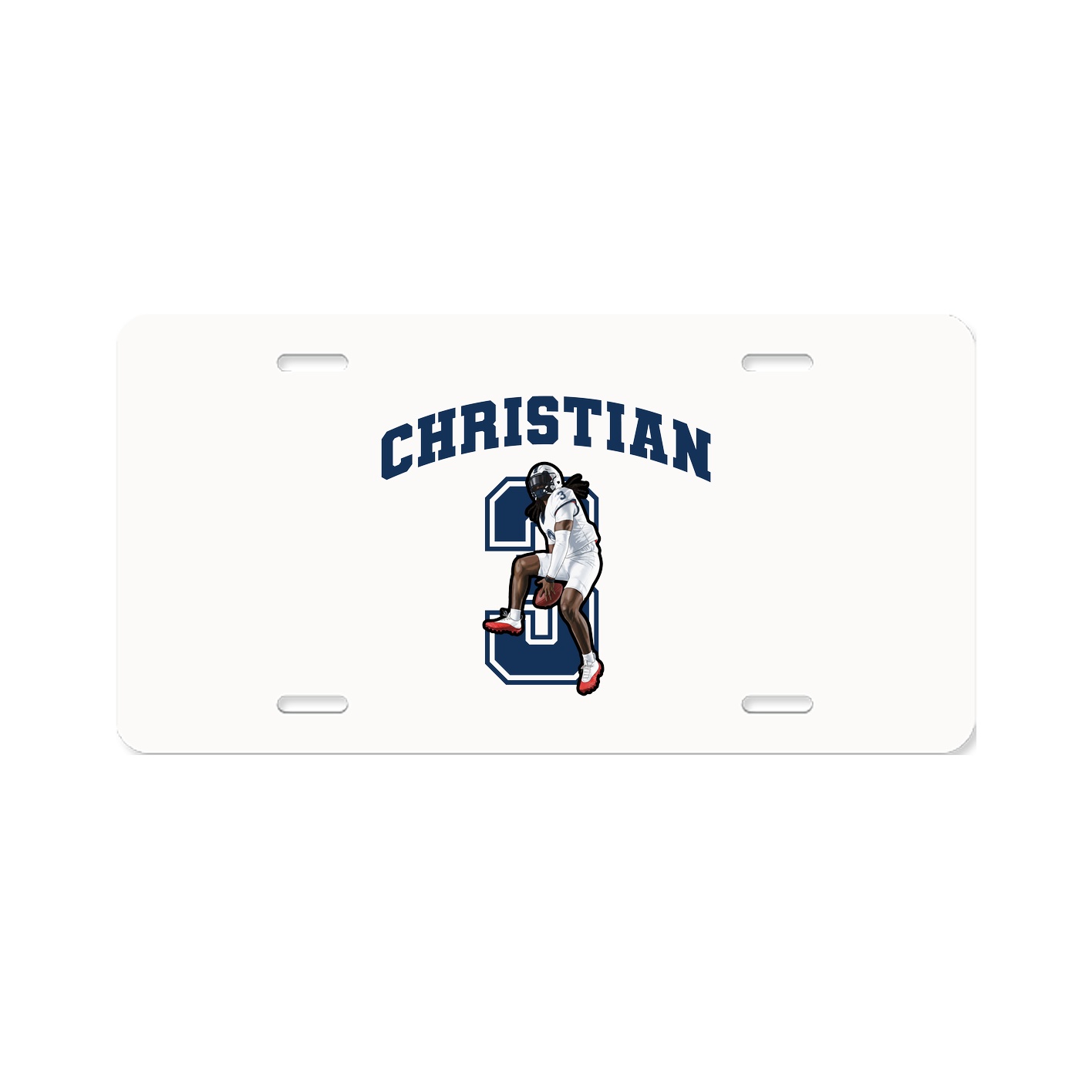 License Plate — Number in Classic