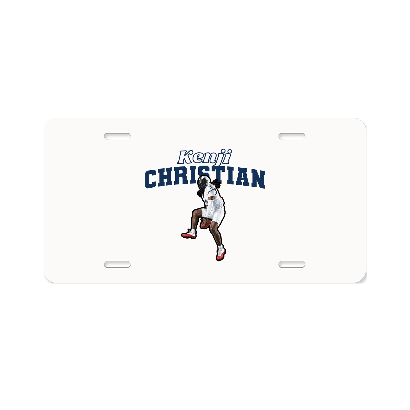 License Plate — Name Arch in Classic
