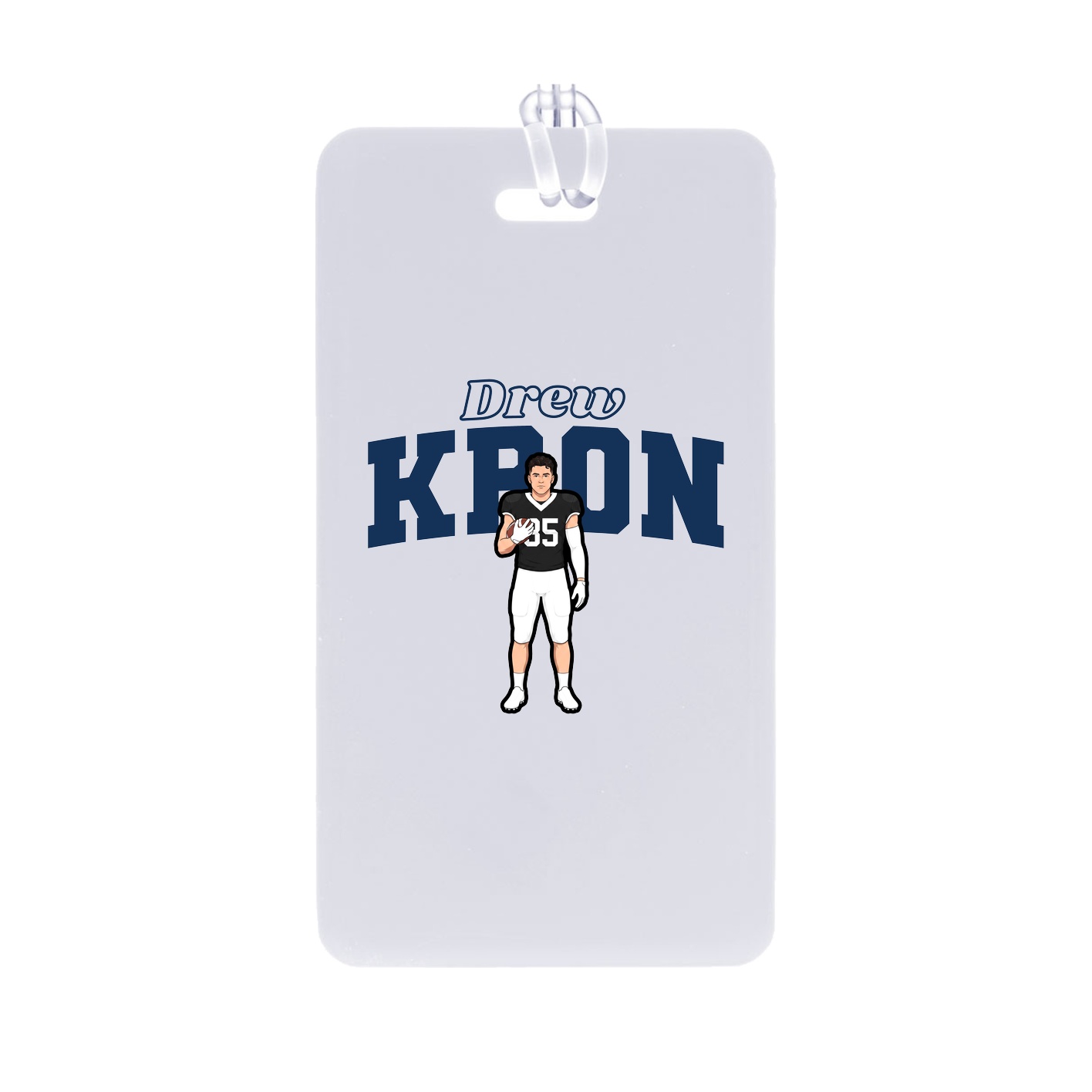 Bag Tag — Name Arch in Classic