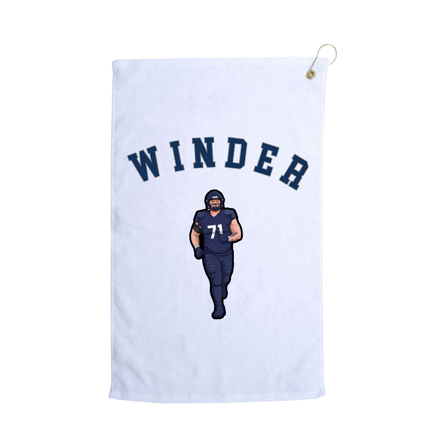 Golf Towel — Shirsey Arch in White
