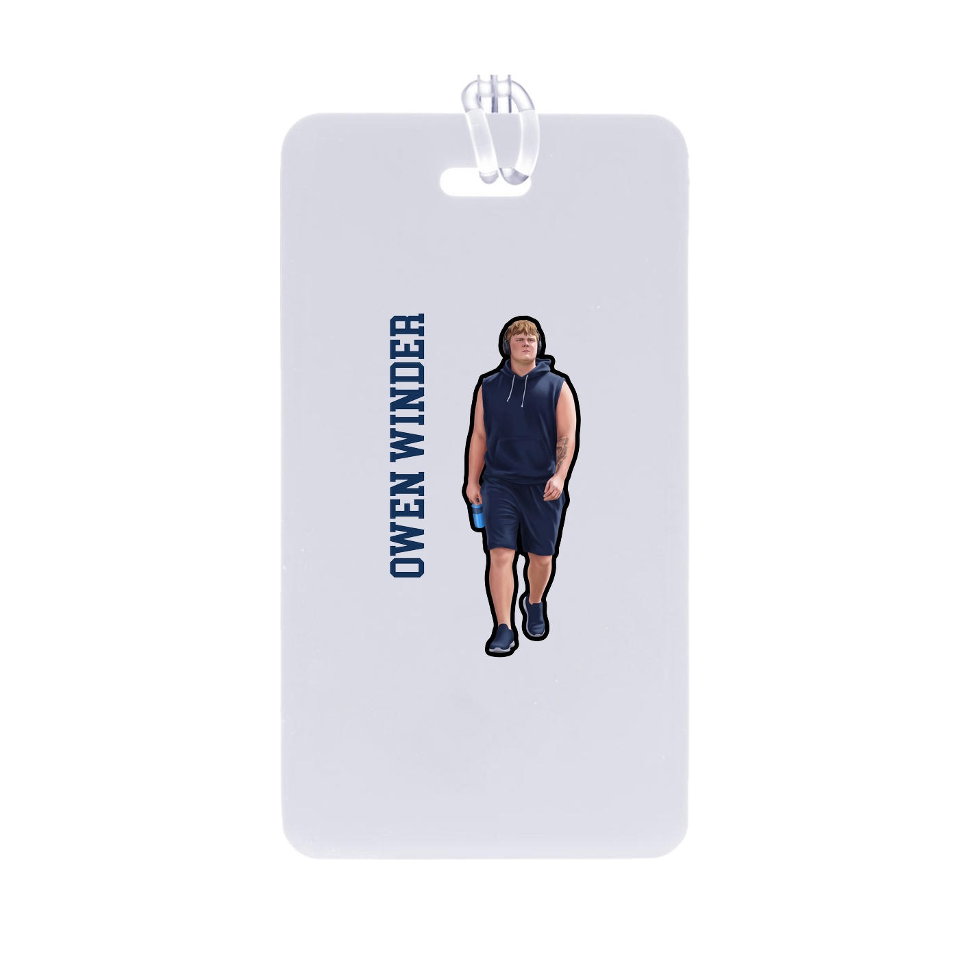 Bag Tag — Name Vertical in Classic