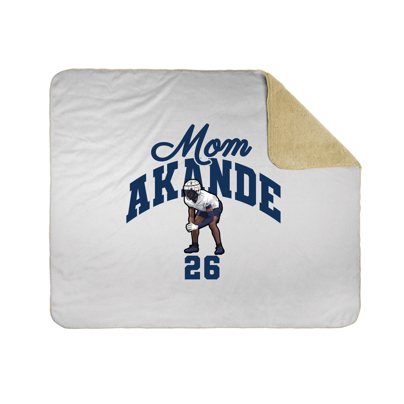 Throw Blanket — Mothers Day Arch in White