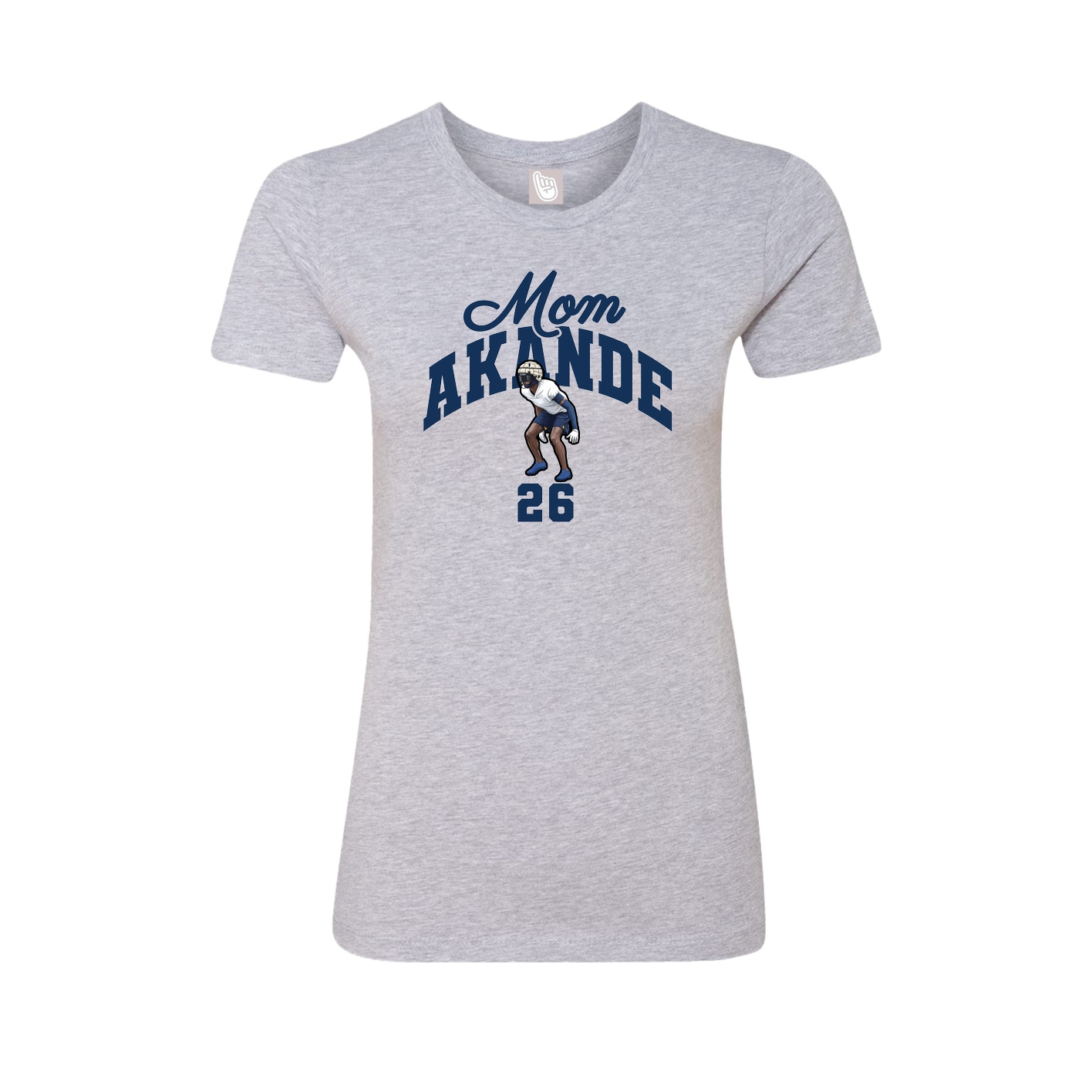 Womens Tee — Mothers Day Arch in Grey
