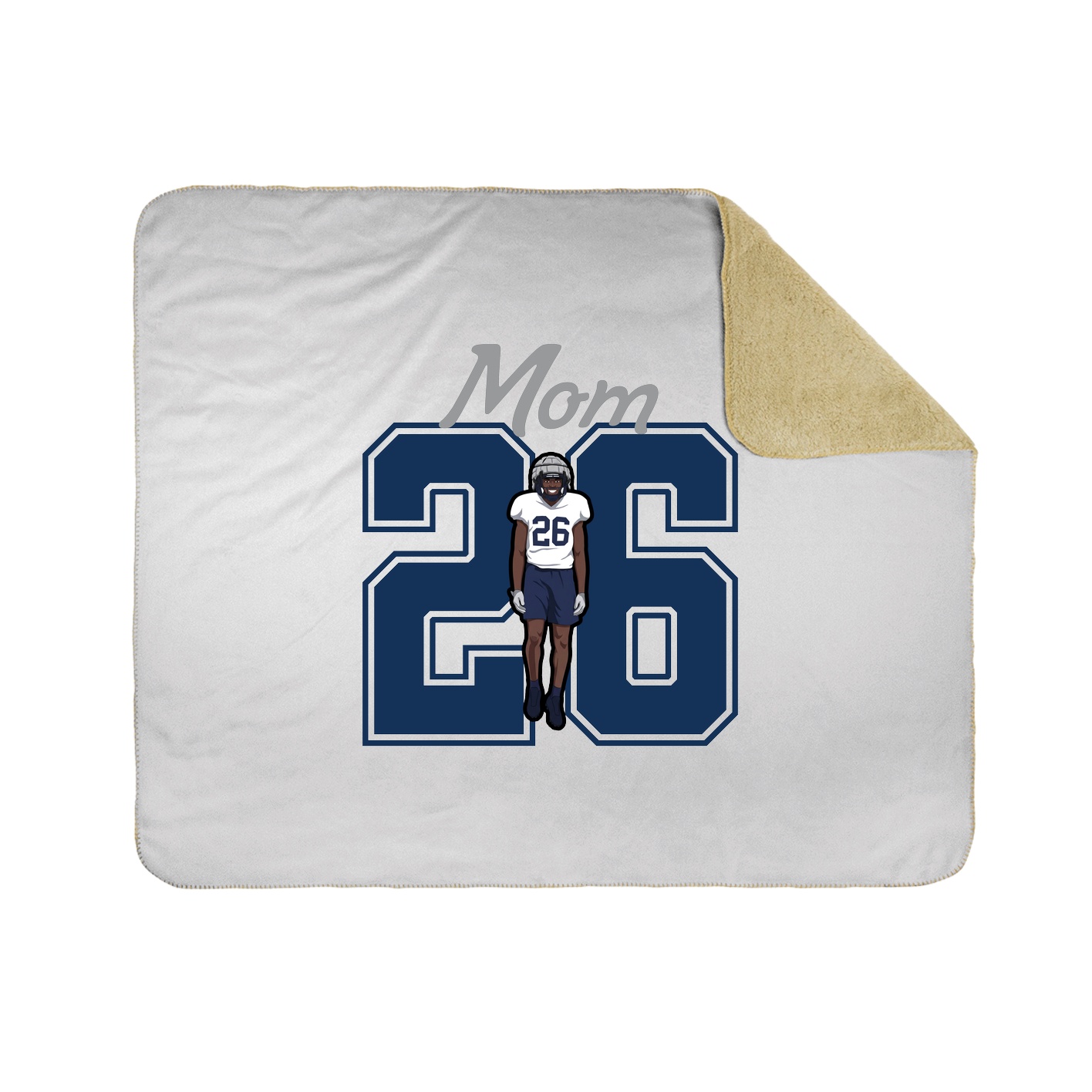 Throw Blanket — Mothers Day Shirsey in White