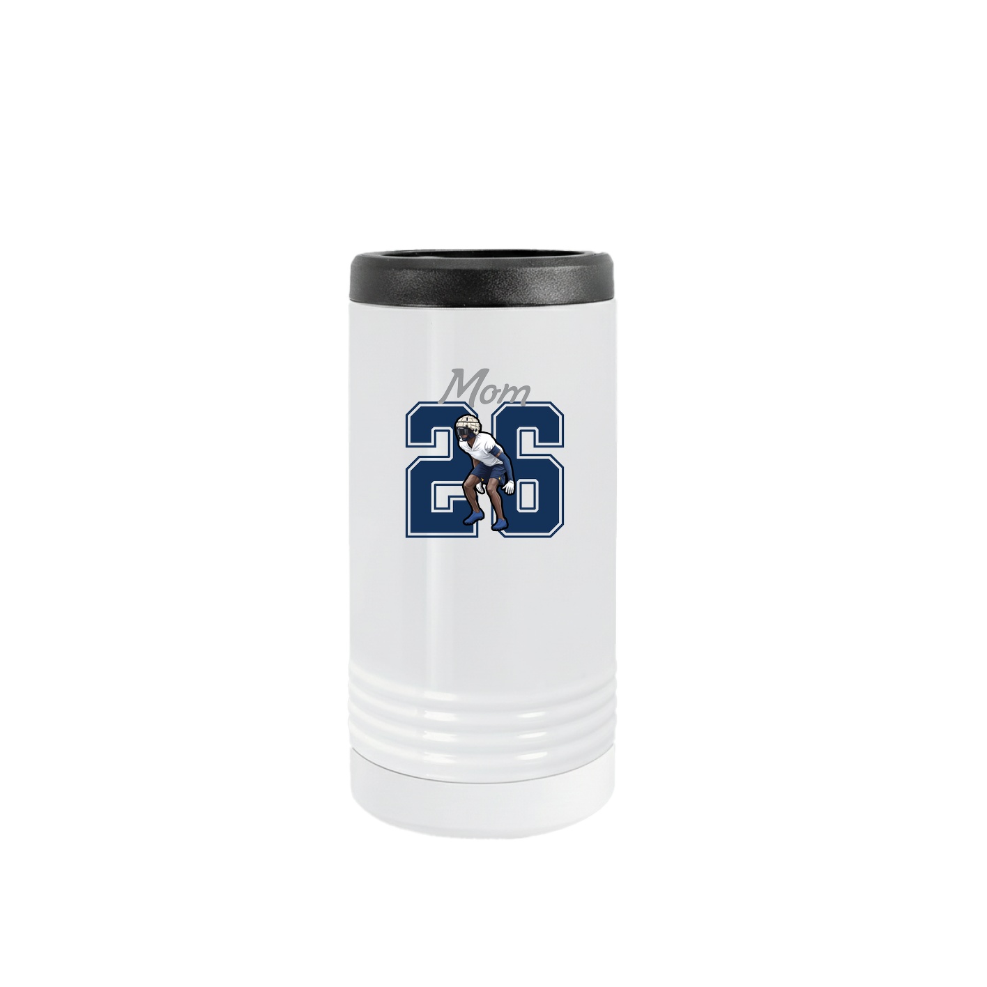 Slim Beverage Holder — Mothers Day Shirsey in White