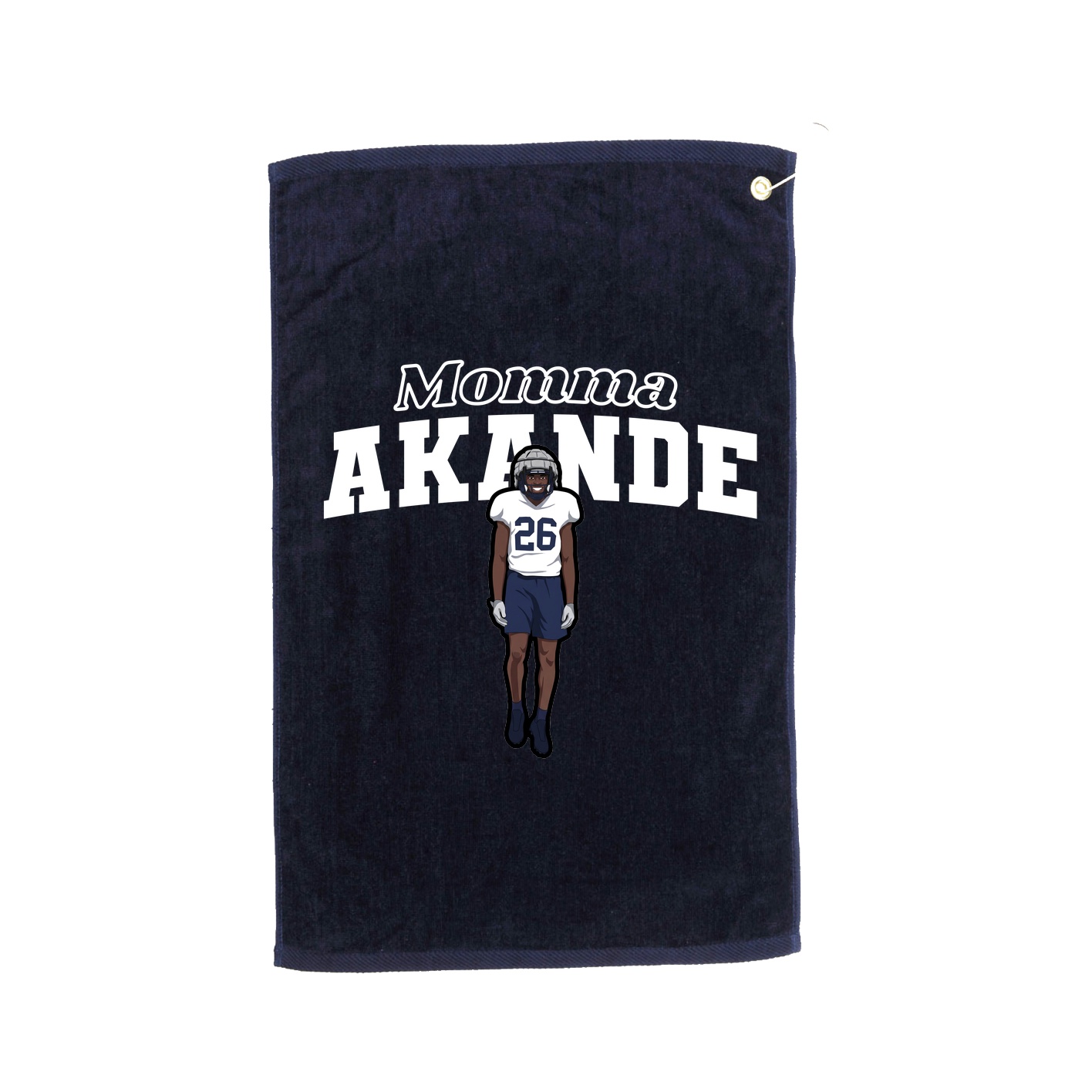 Golf Towel — Mothers Day Block in Navy