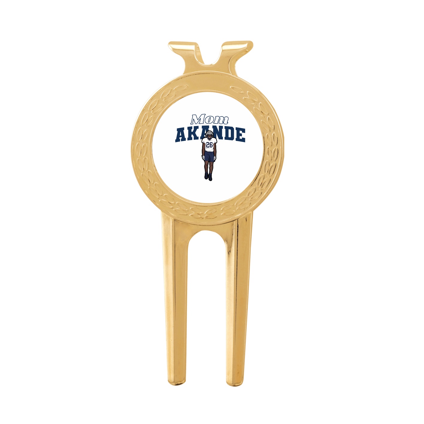 Divot Tool with Ball Marker — Mothers Day Block in Classic