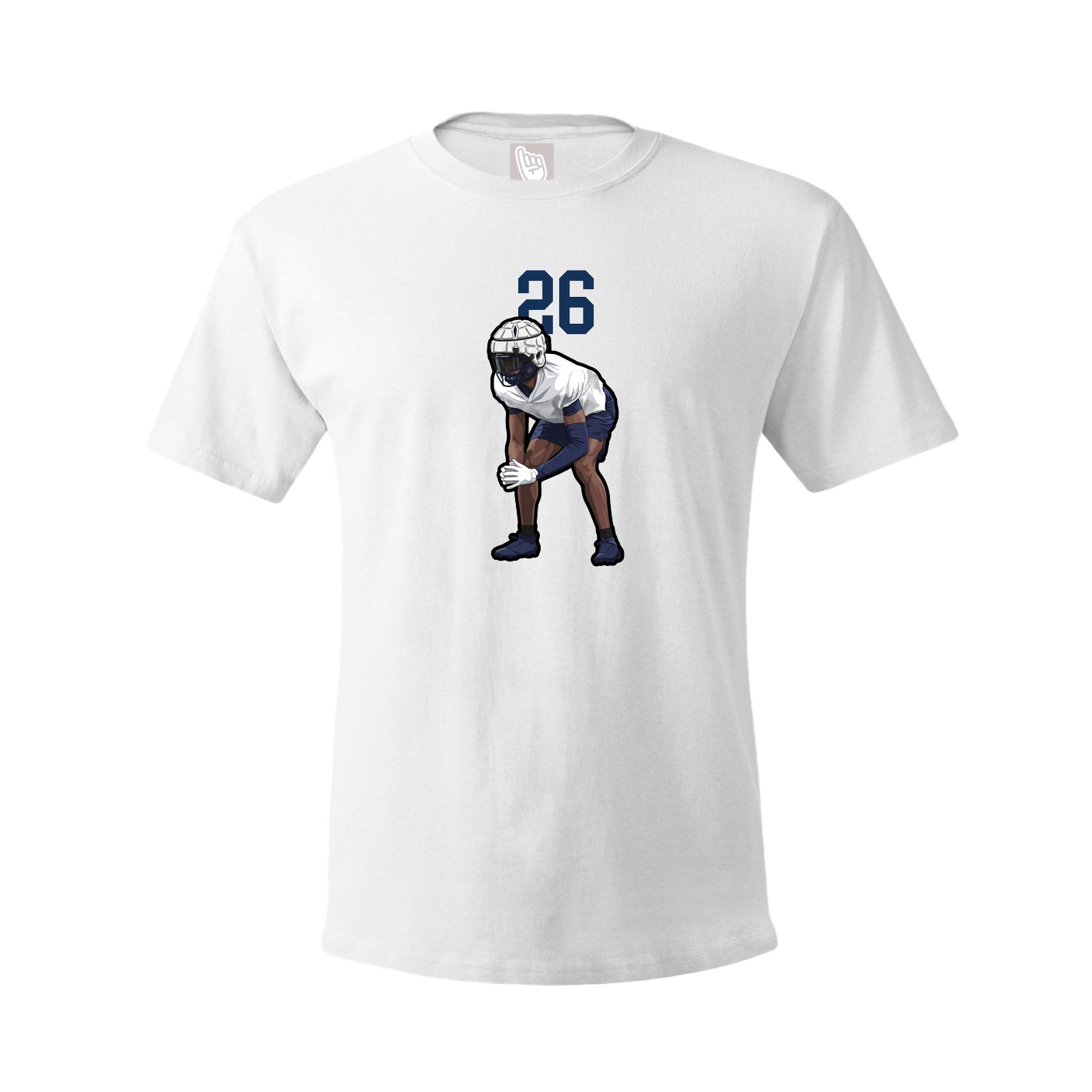 Tee — Number Top in White
