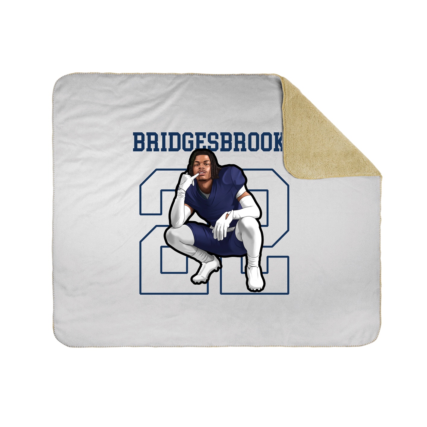 Throw Blanket — Shirsey in White