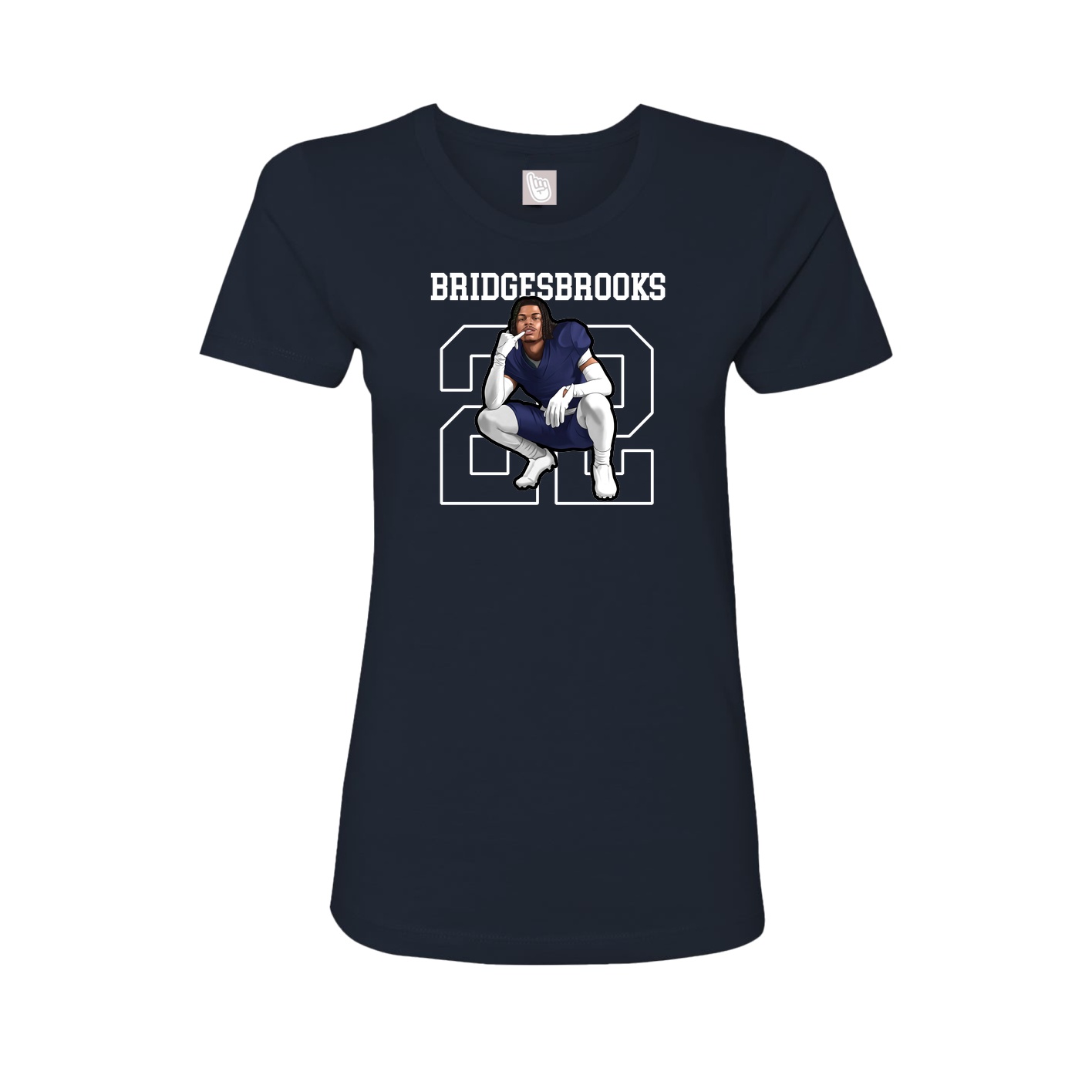 Fitted Women's Tee — Shirsey in Navy