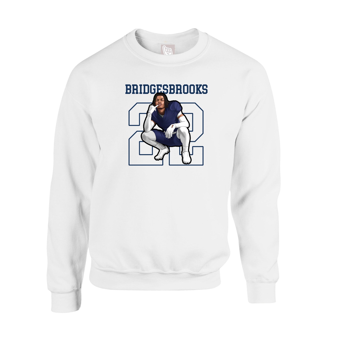 Fleece Crew — Shirsey in White