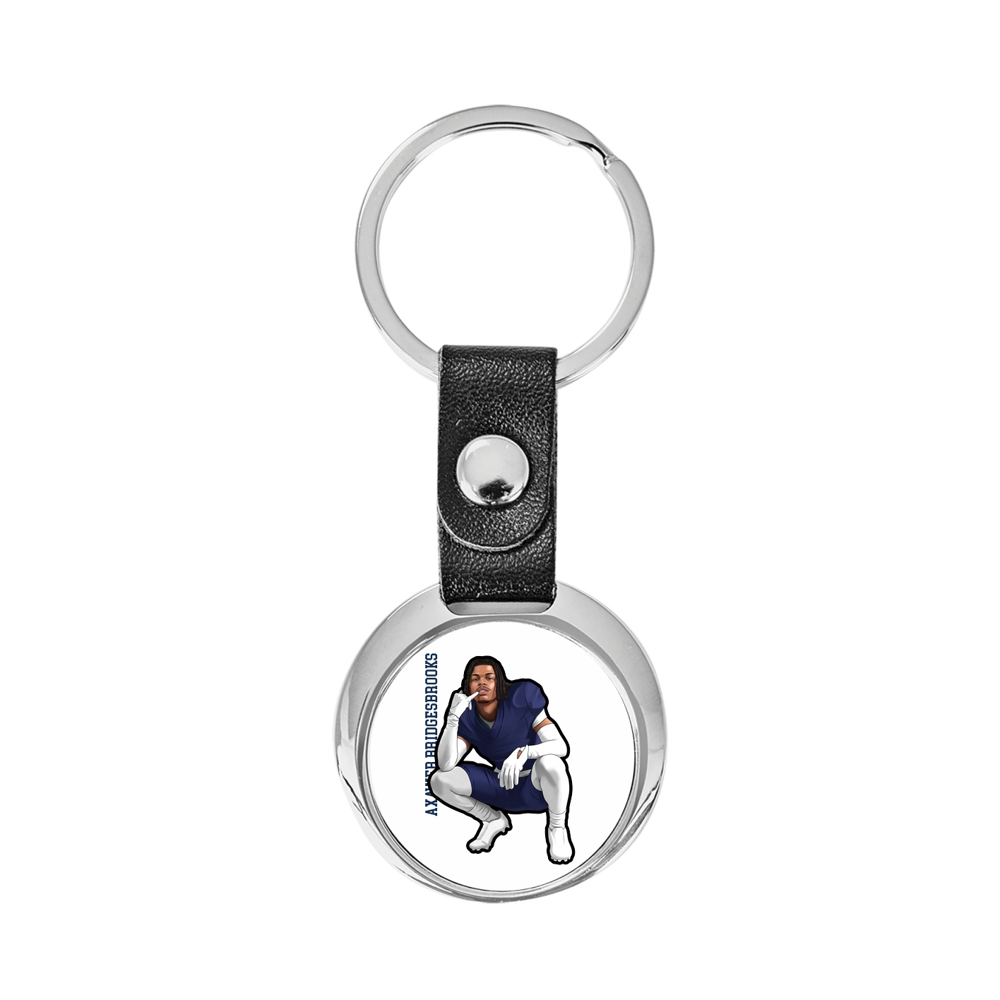 Key Chain — Name Vertical in Classic