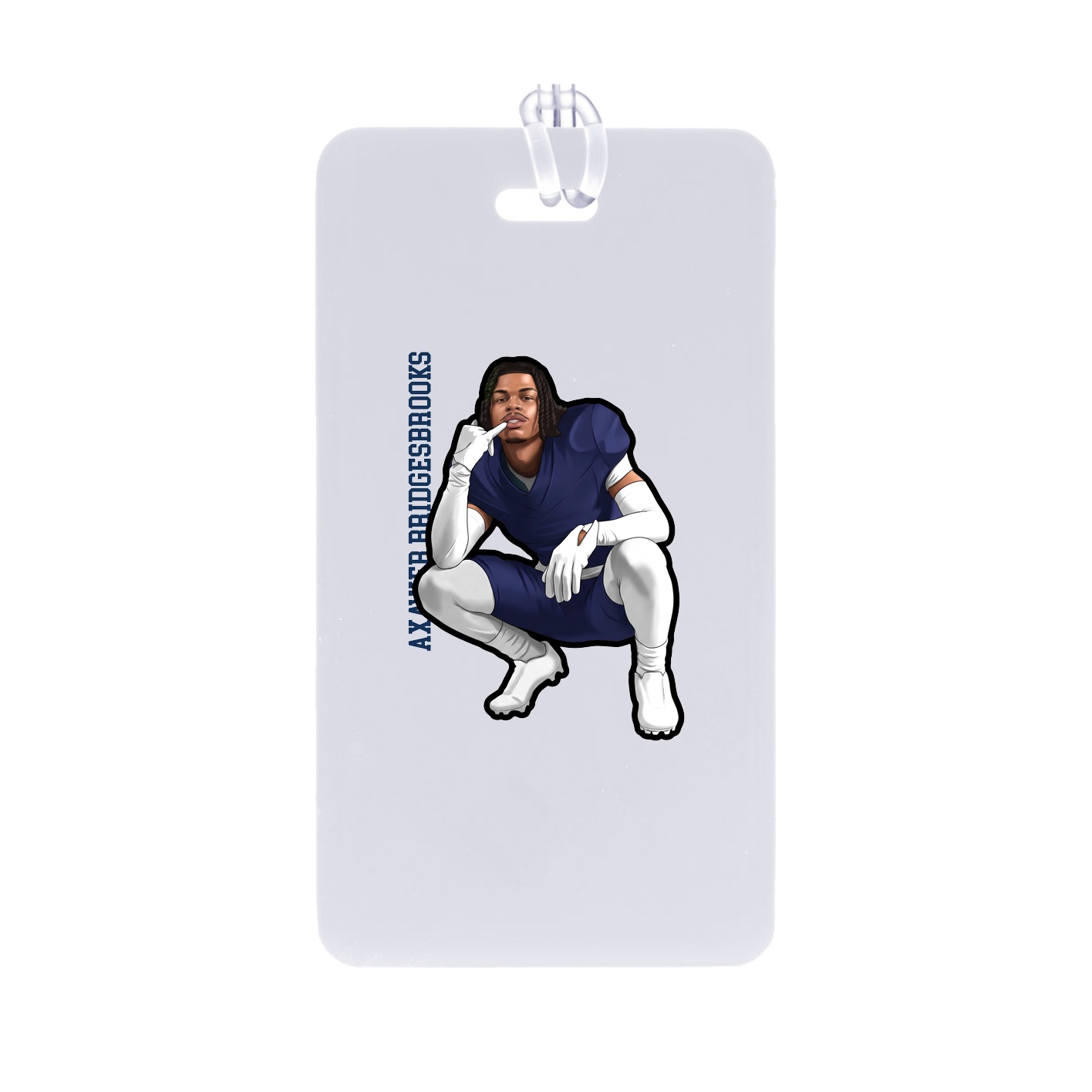 Bag Tag — Name Vertical in Classic