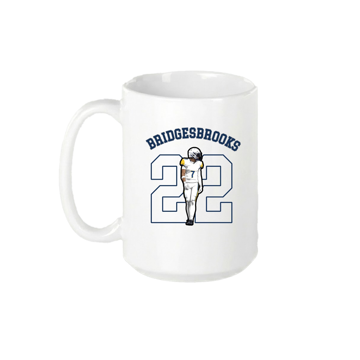 15oz Coffee Mug — Shirsey Arch in White