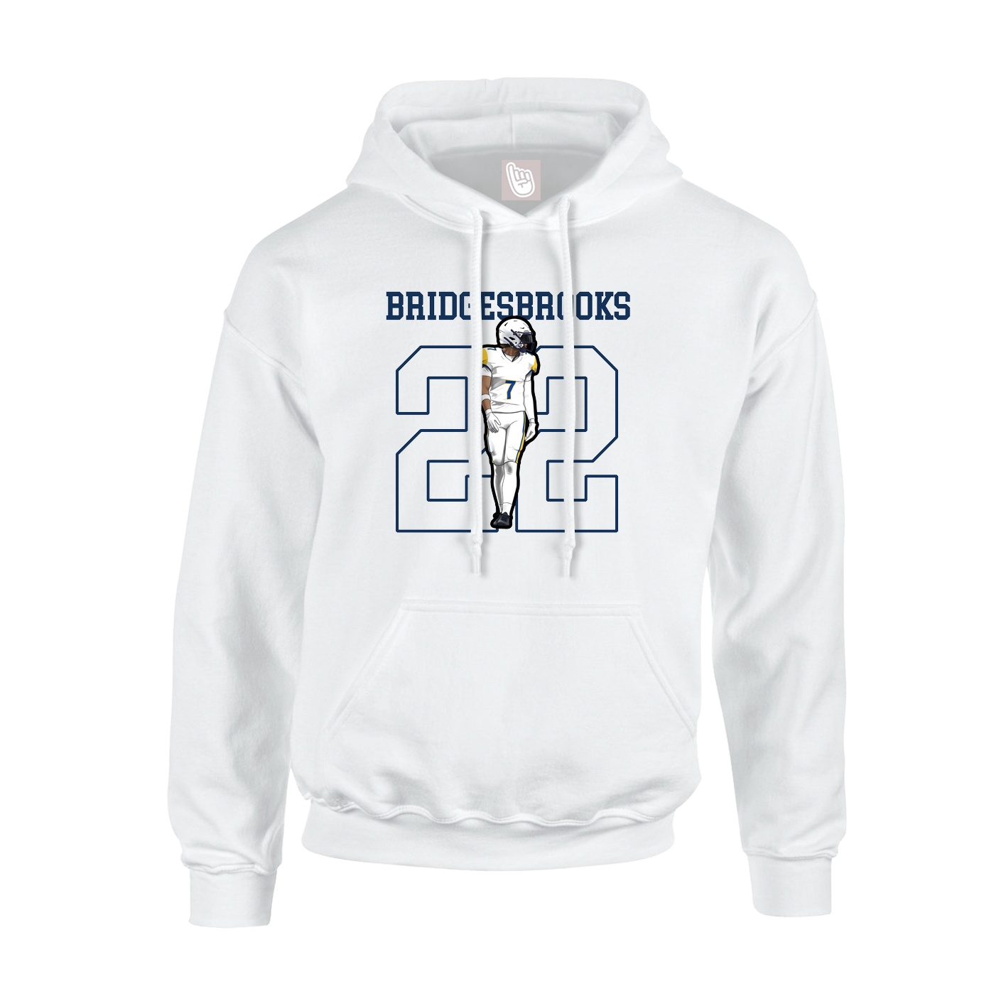 Hoodie — Shirsey in White