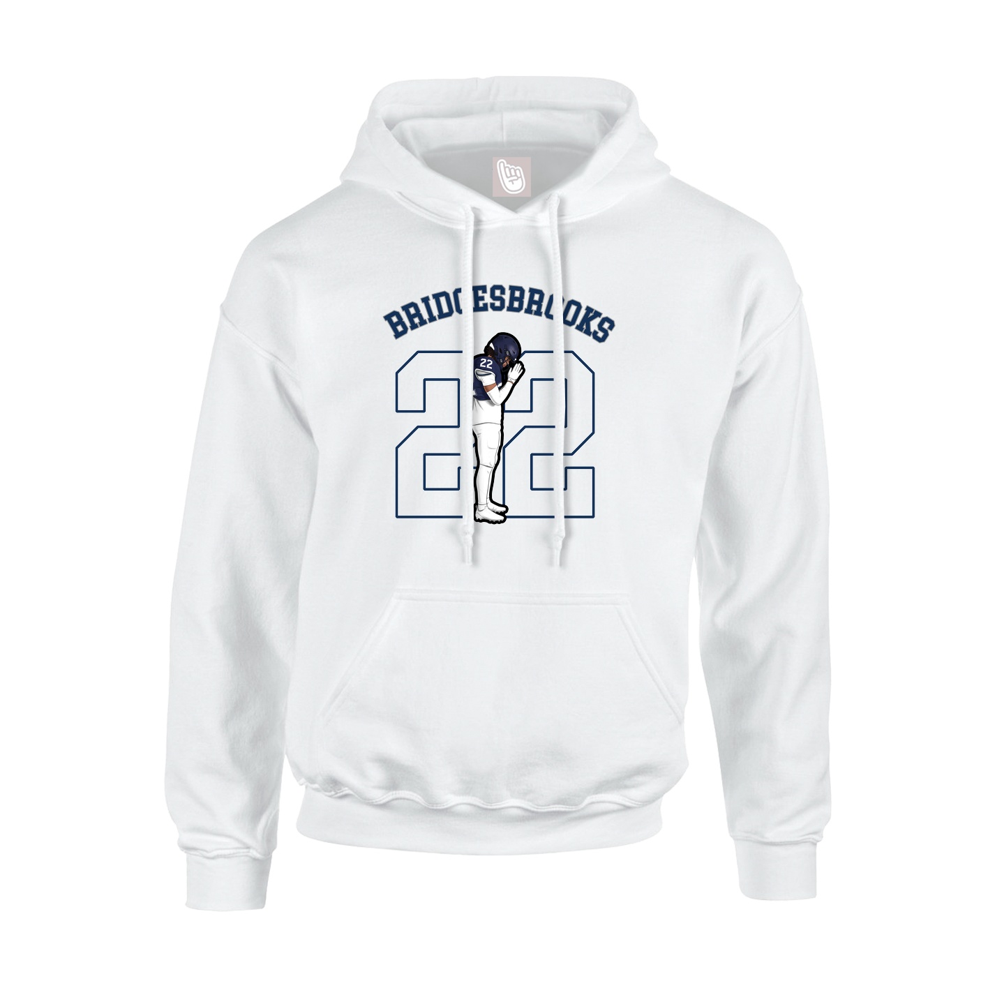 Youth Hoodie — Shirsey Arch in White