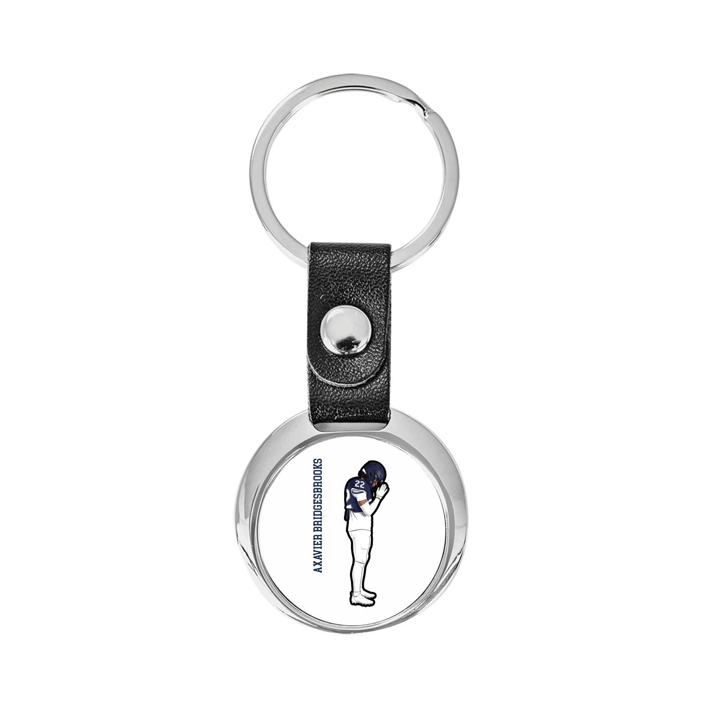 Key Chain — Name Vertical in Classic