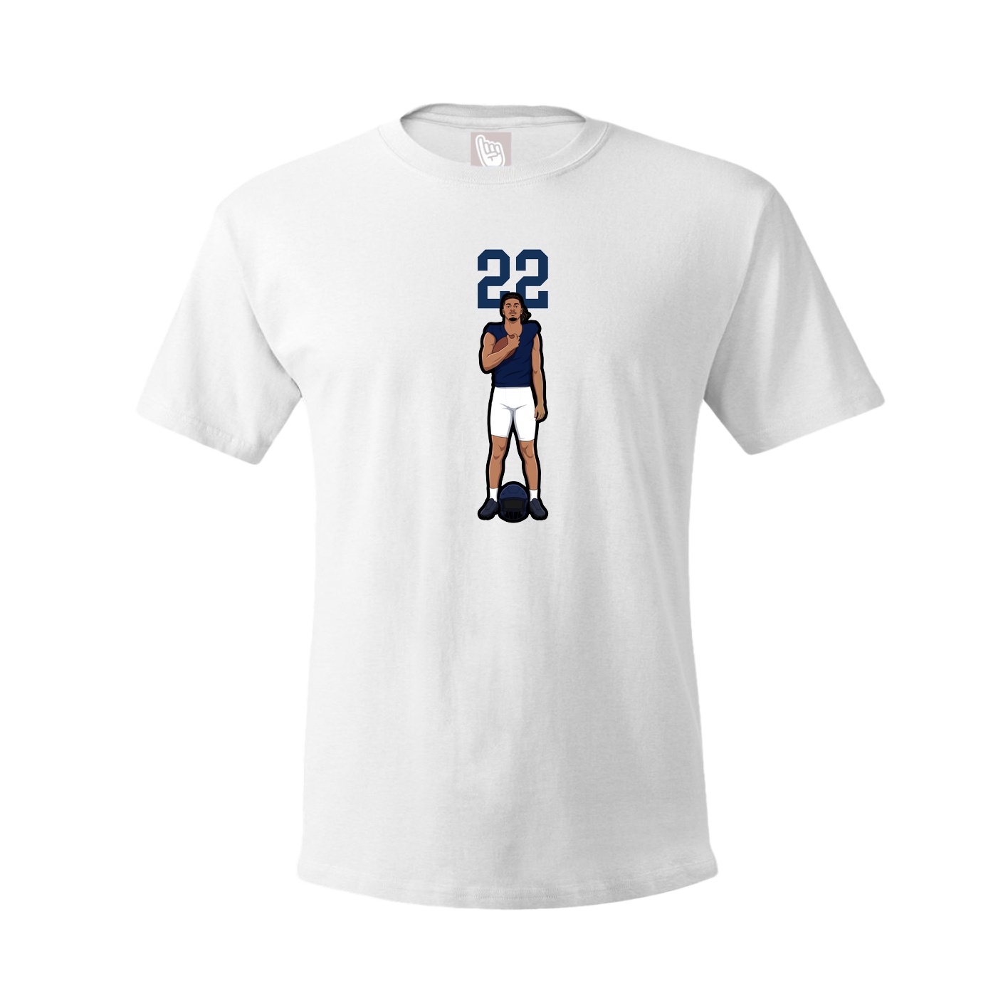 Tee — Number Top in White